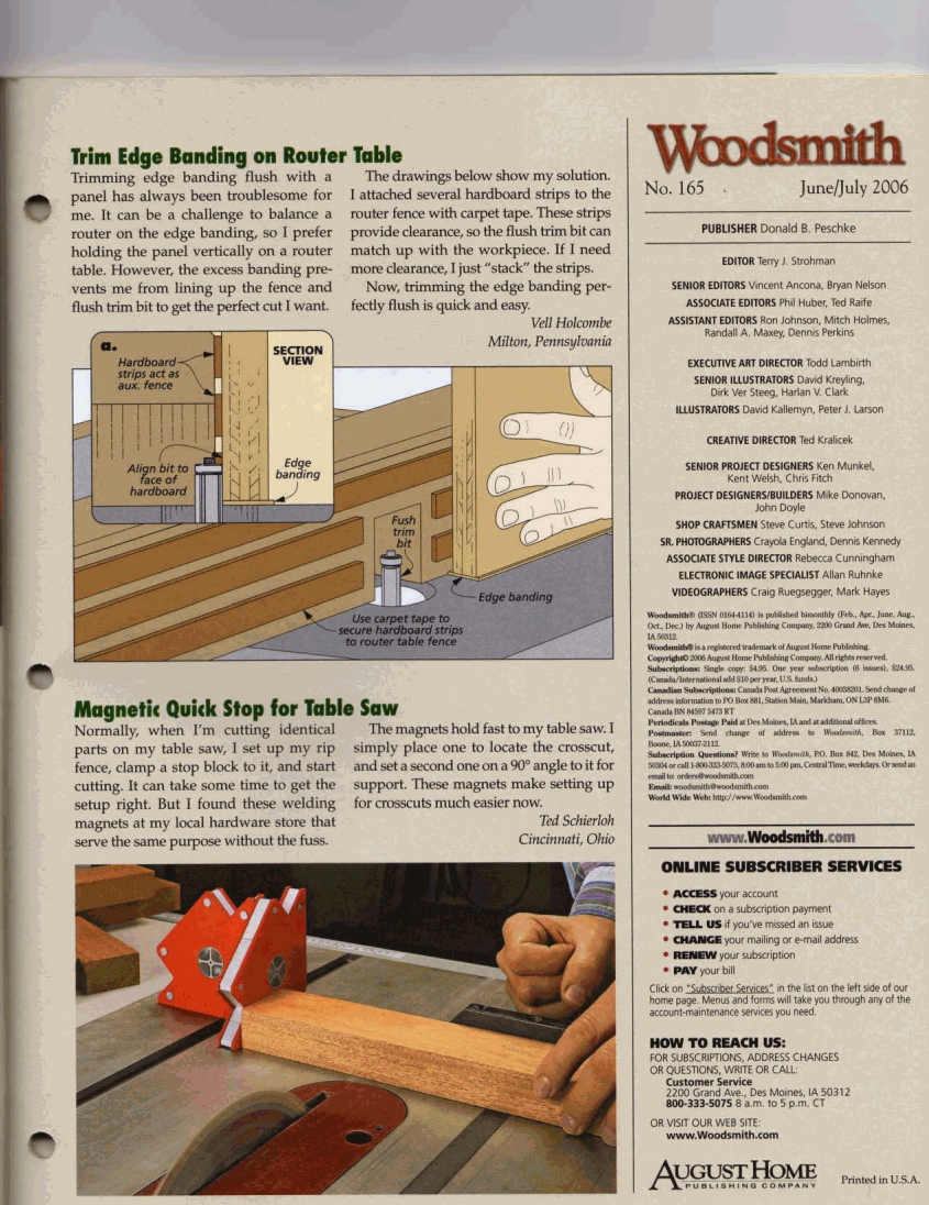 woodsmith第165期