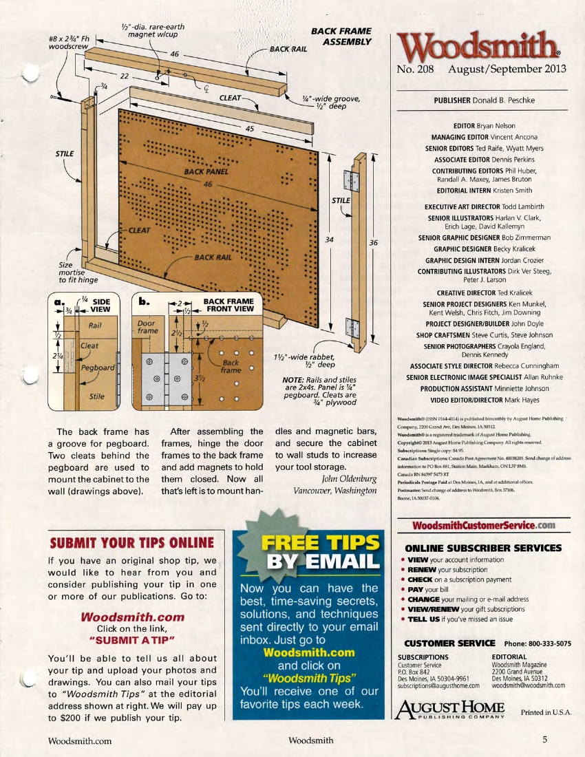 woodsmith第208期