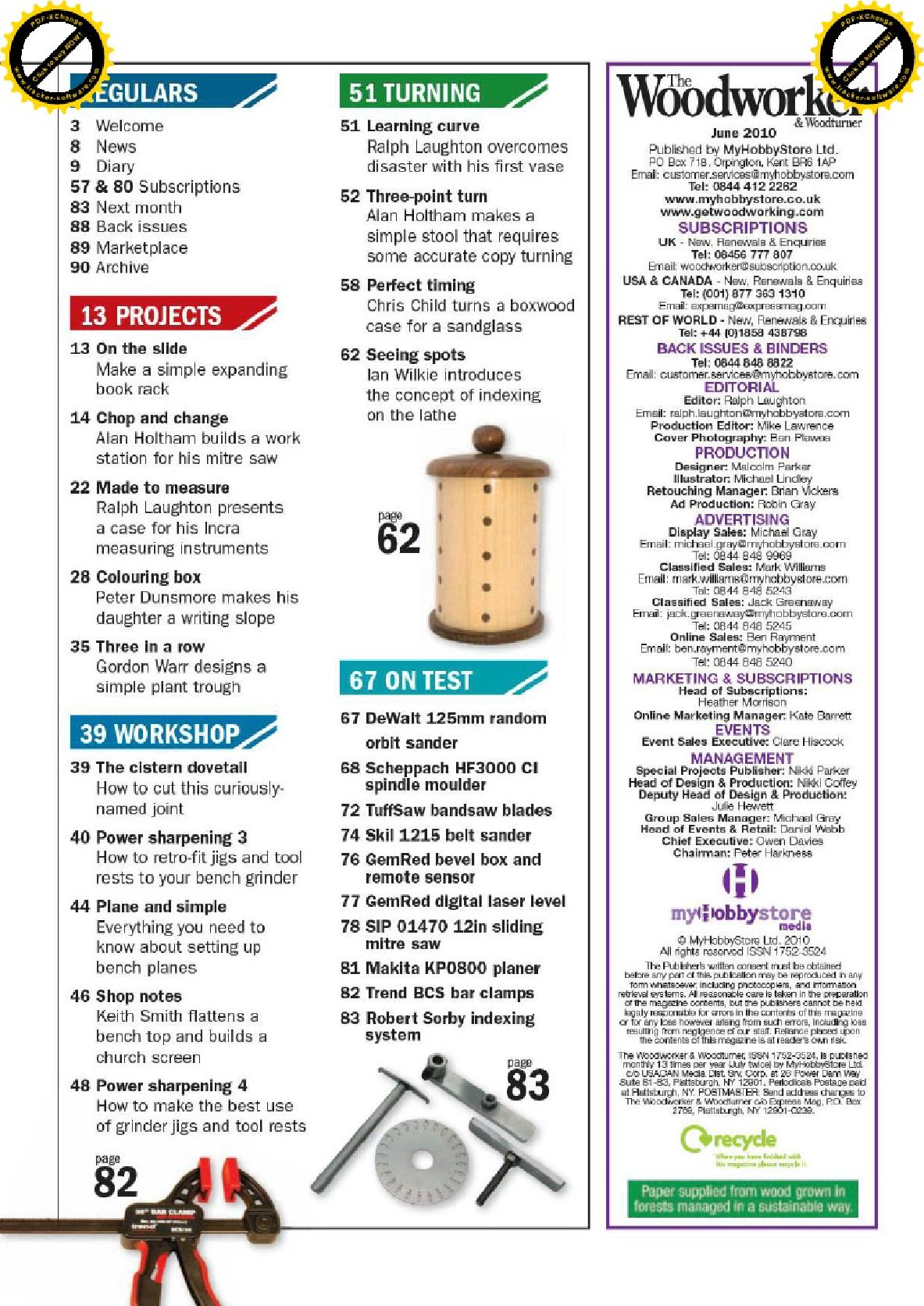 woodworking woodturner 2010年6期